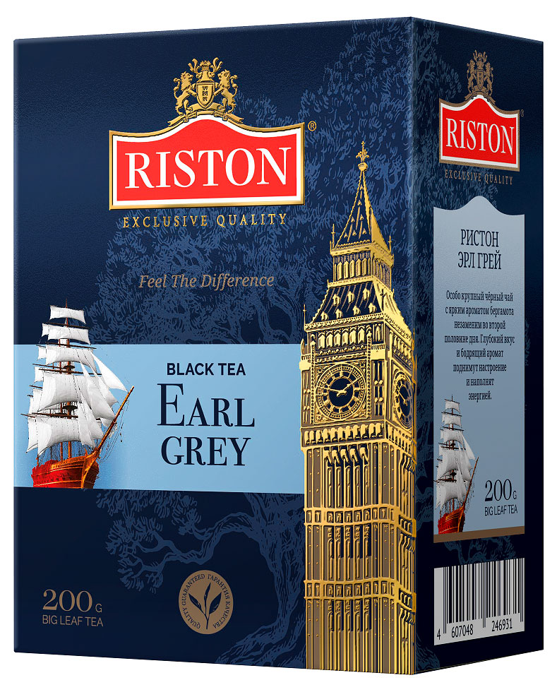 Изображение товара Riston Эрл грей - черный чай с бергамотом, 200 г