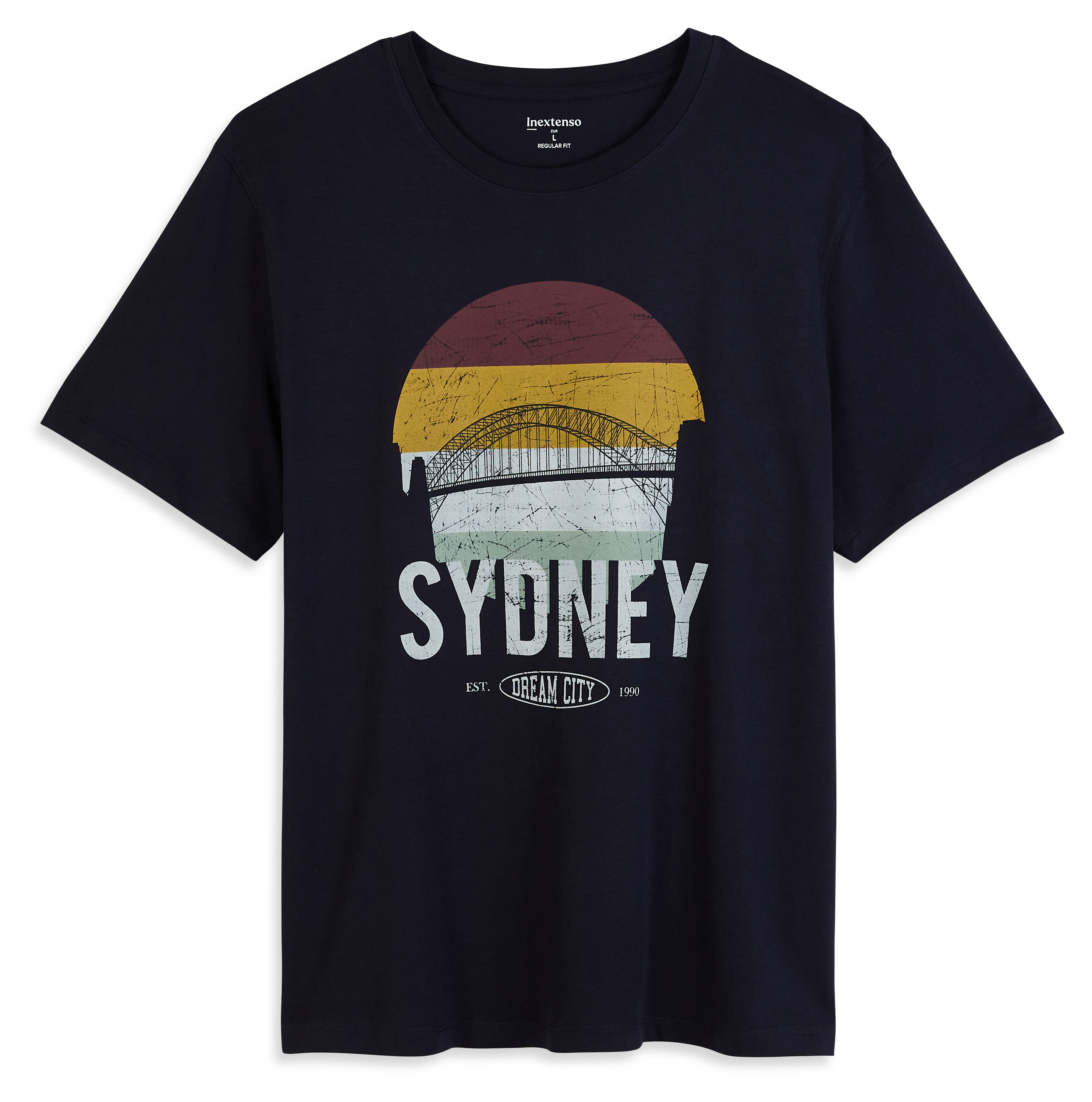 Изображение товара Футболка мужская InExtenso Sydney с коротким рукавом, р. S-XXL