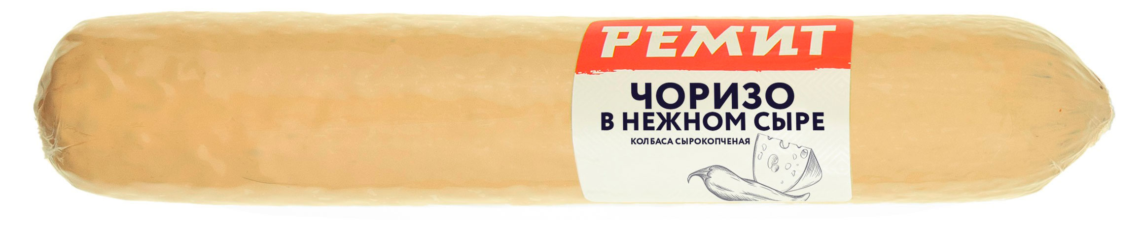 Изображение товара Сырокопченая Колбаса РЕМИТ Чоризо в сыре 750 г - оригинальный деликатес для праздника
