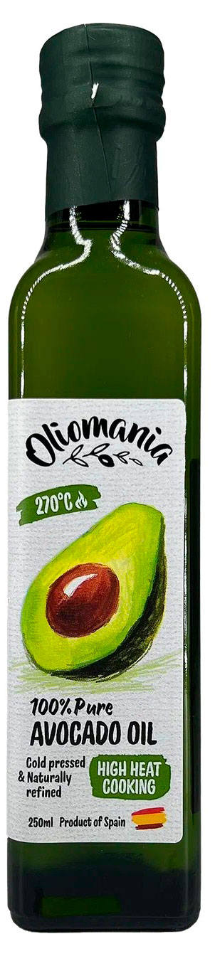 Изображение товара Масло авокадо Oliomania рафинированное 250 мл для жарки и салатов
