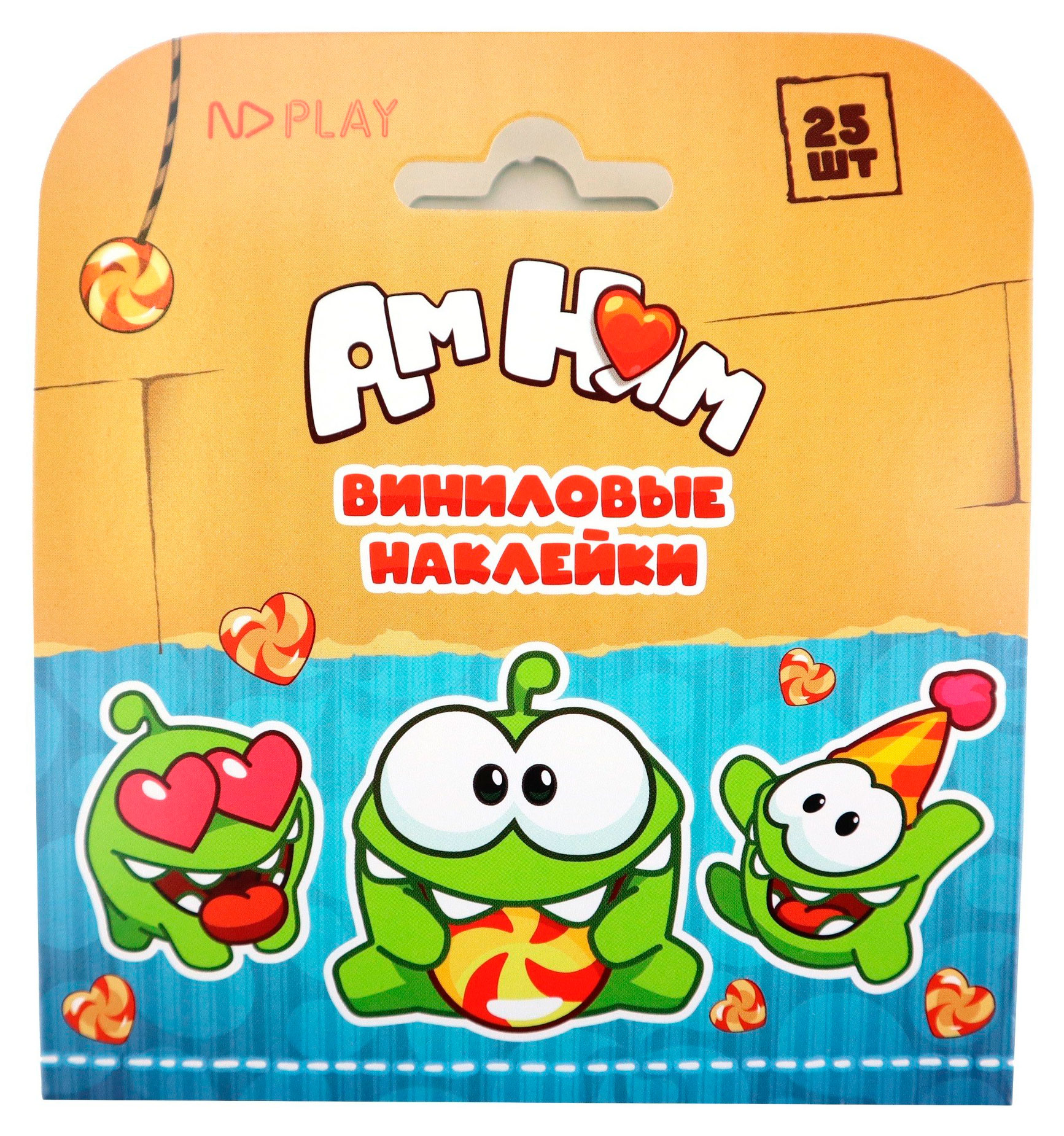 Изображение товара Наклейки виниловые Nd play Ам ням, 25 наклеек