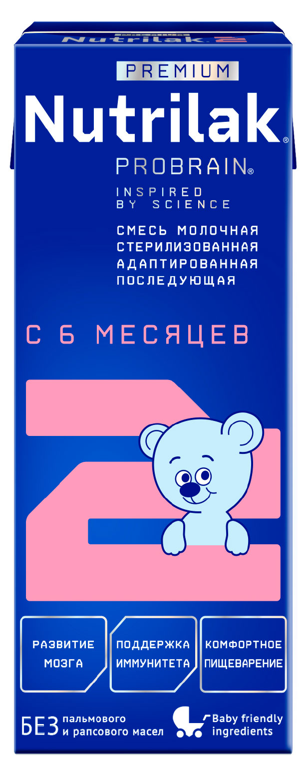 Изображение товара Смесь молочная Nutrilak Premium готовая с 6 мес., 200 мл