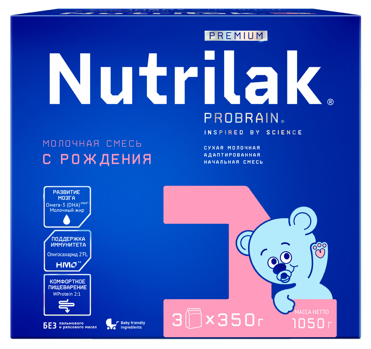 

Смесь молочная Nutrilak Premium 1 с 0 месяцев, 1,05 кг