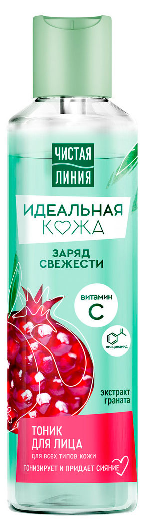 

Тоник для лица PURE LINE Чистая Линия Идеальная кожа для всех типов кожи увлажняющий, 160 мл