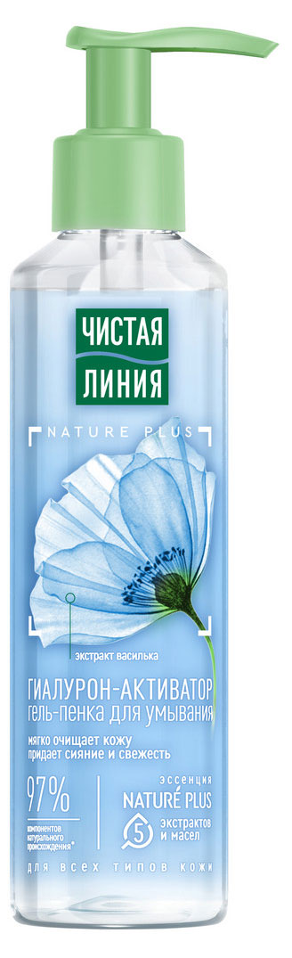 

Гель-пенка для умывания Чистая Линия для всех типов кожи, 160 мл