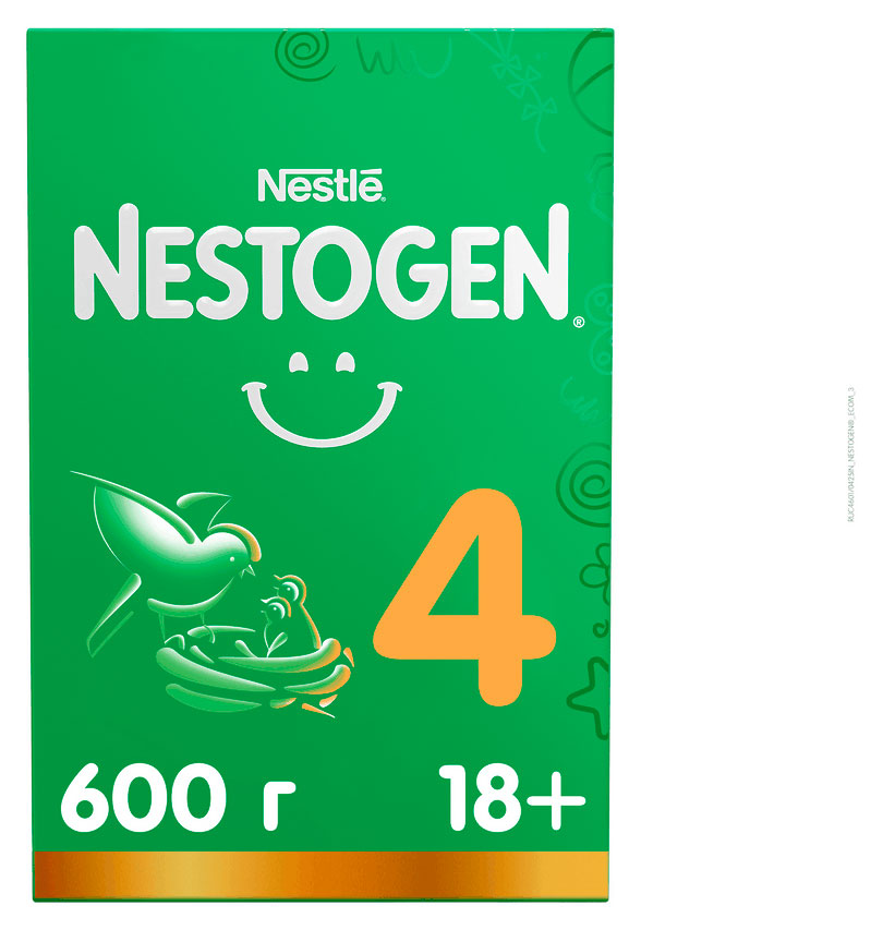 Изображение товара Детская молочная смесь Nestogen 4 с пребиотиками для нормализации пищеварения
