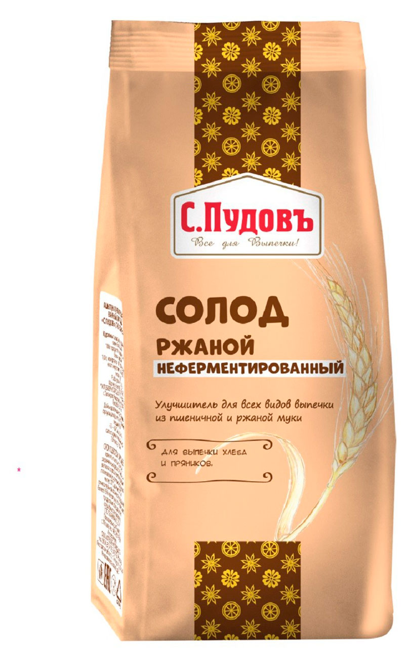Изображение товара Смесь для выпечки «С.Пудовъ» солод ржаной неферментированный, 200 г