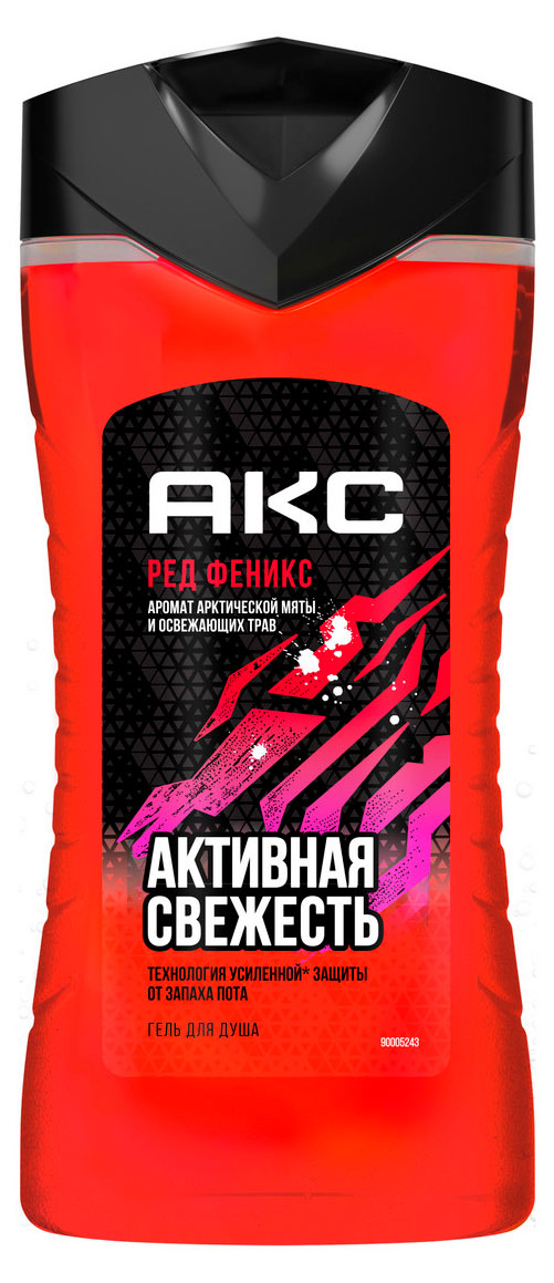 Акс | Гель для душа «Акс» Phoenix Феникс Арктическая мята и травы, 250 мл