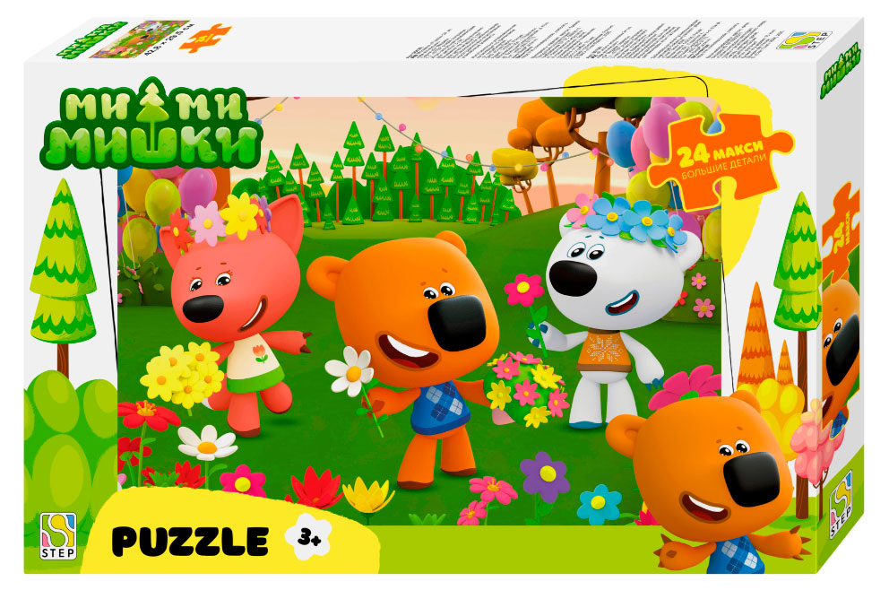 Step Puzzle | Макси-пазл Step Puzzle Лунтик, 24 элемента