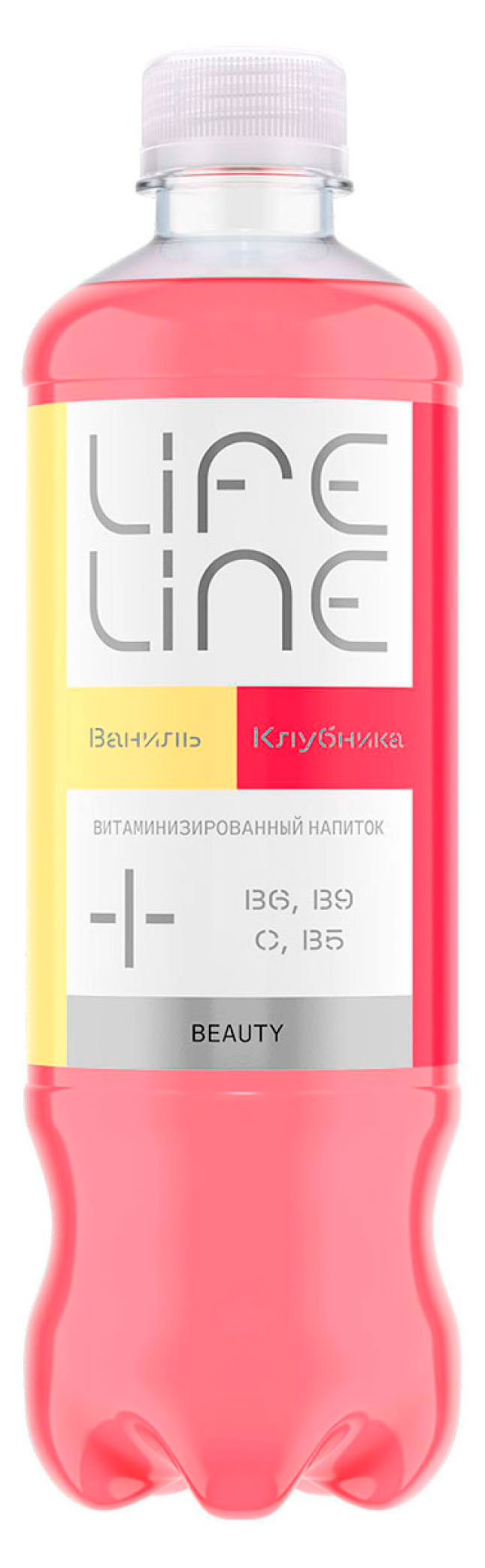 

Напиток витаминизированный Lifeline Beauty клубника-ваниль без газа, 0,5 л