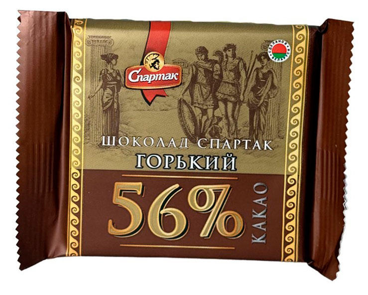 Шоколад горький «Спартак» 56%, 65 г