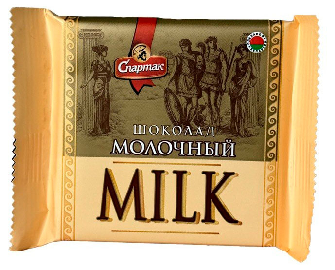

Шоколад молочный Спартак, 65 г