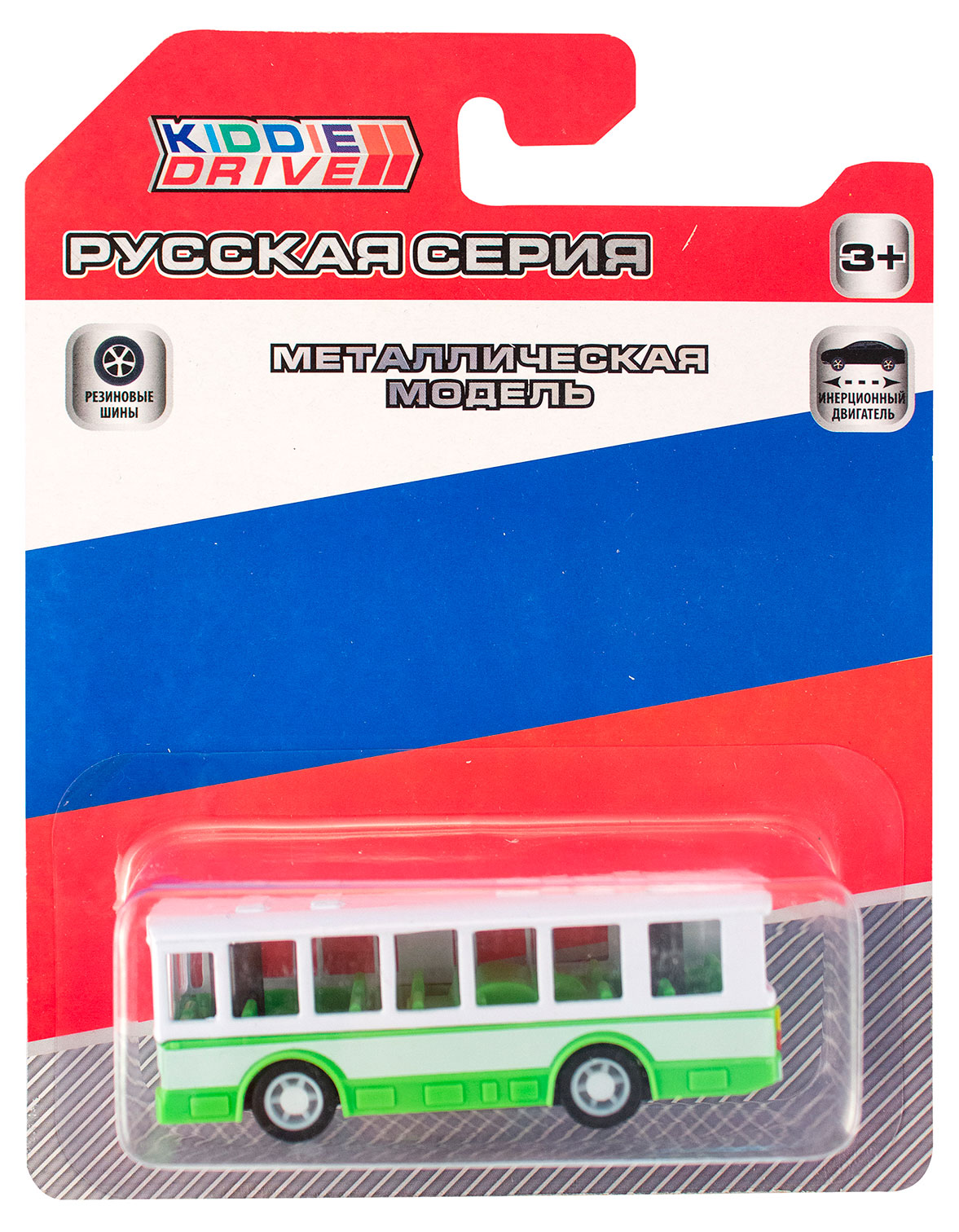KiddieDrive | Городской транспорт KiddieDrive металлическая модель 8-10 см, 1 шт в ассортименте