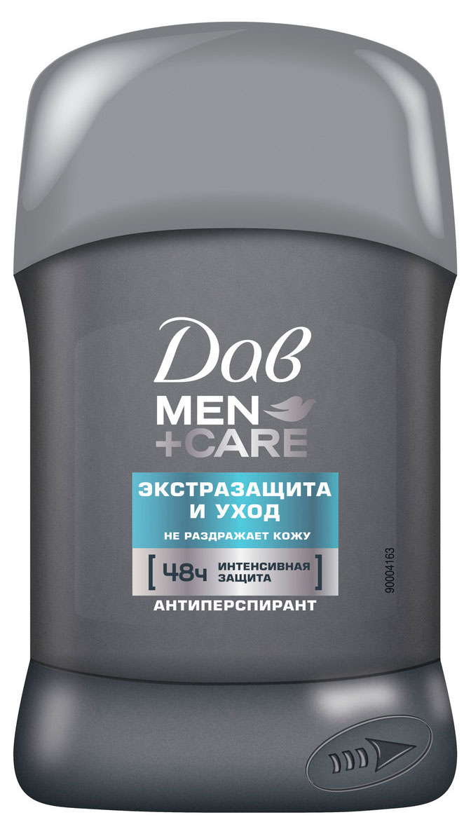 Дезодорант-антиперспирант мужской «Дав» Men+Care Экстразащита Экстразащита и уход твердый стик, 50 мл