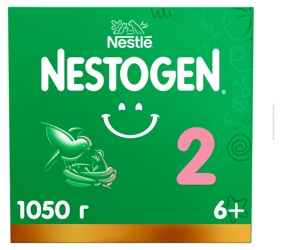 Изображение товара Детская сухая молочная смесь Nestogen 2 с пребиотиками и лактобактериями