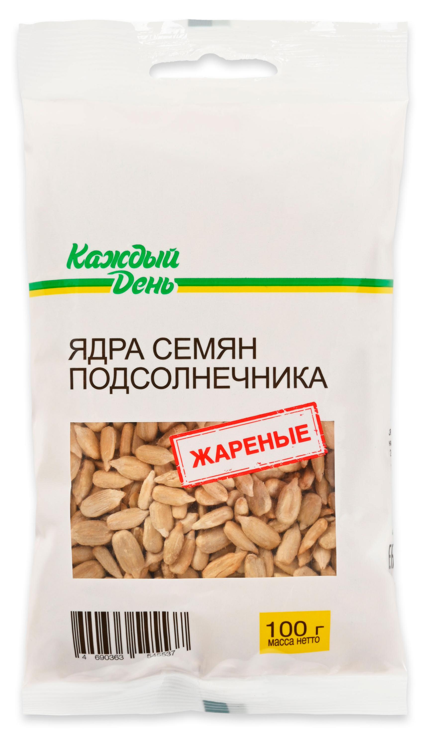 Изображение товара Семена подсолнечника «Каждый День» обжаренные, 100 г