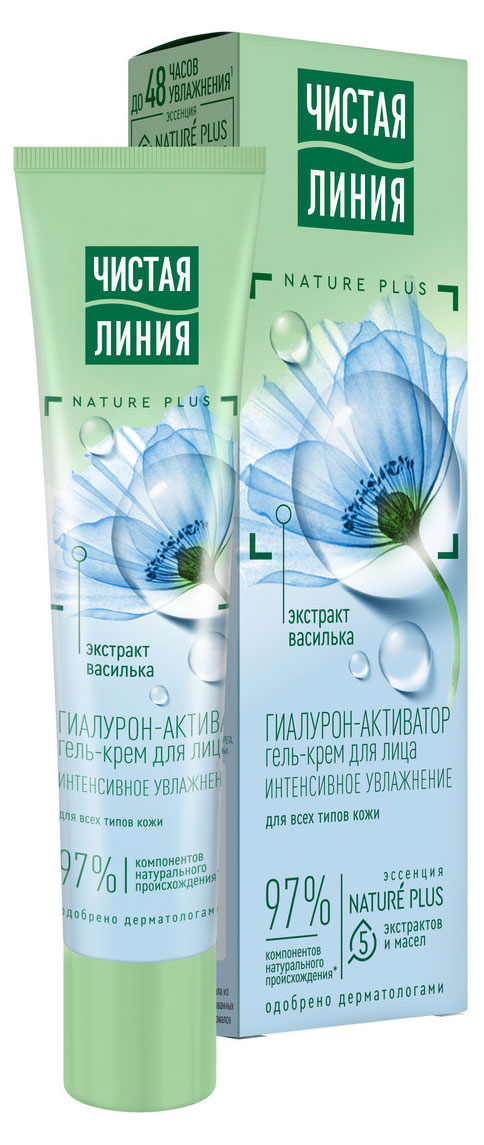Изображение товара Гель Чистая Линия Гиалурон-активатор для лица