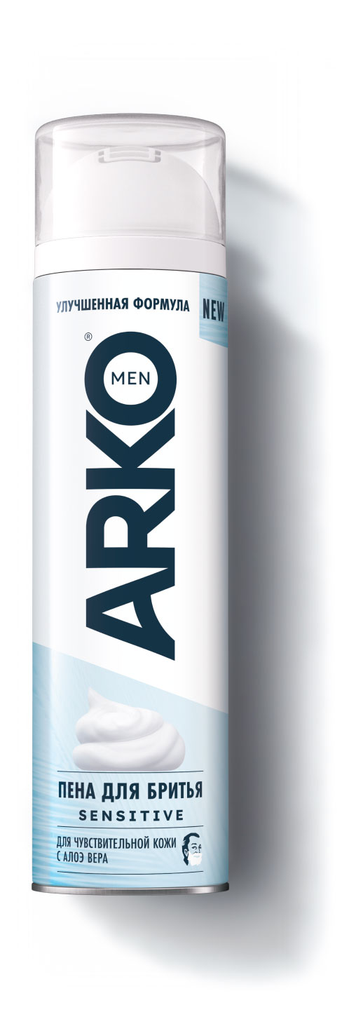 Пена для бритья Arko Men Extra Sensitive для чувствительной кожи, 200 мл