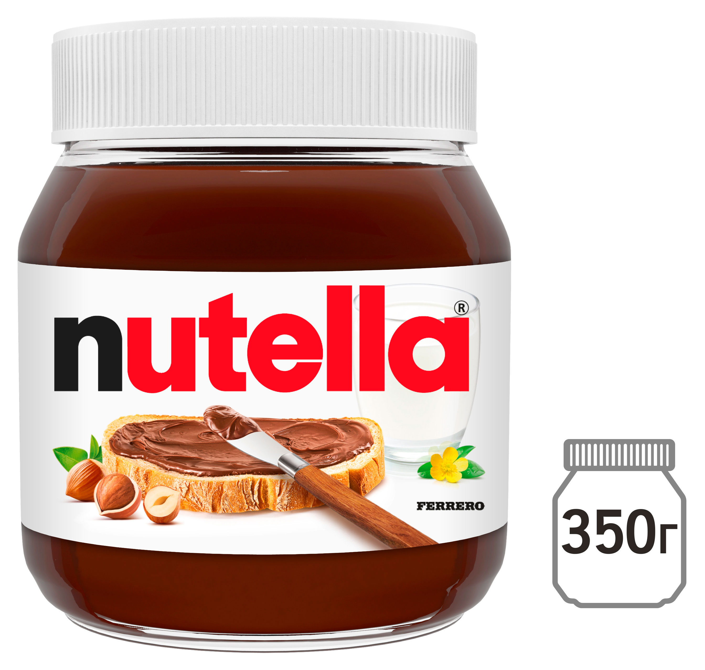 

Паста ореховая Nutella с добавлением какао, 350 г