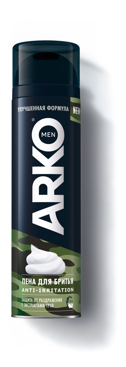 Arko | Пена для бритья Arko Anti-Irritation от раздражения, 200 мл