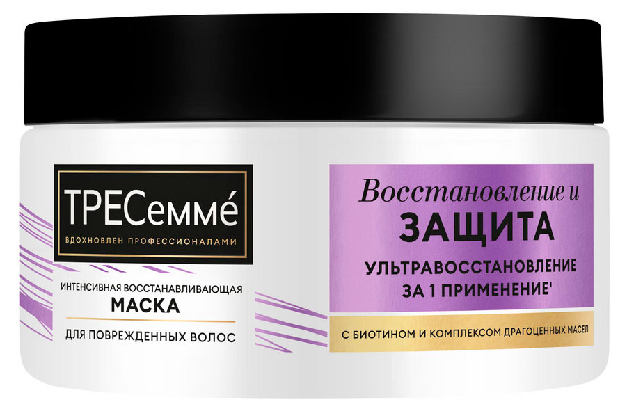 Маска для поврежденных волос «ТРЕСеммé» Восстановление и Защита восстанавливающая, 300 мл