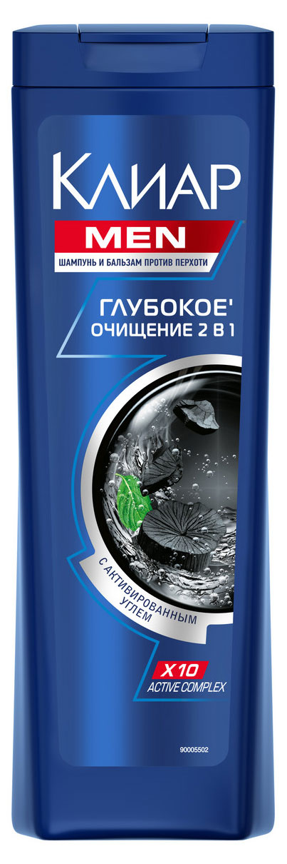 Клиар Men | Шампунь для волос «Клиар» Men Глубокое очищение, 400 мл