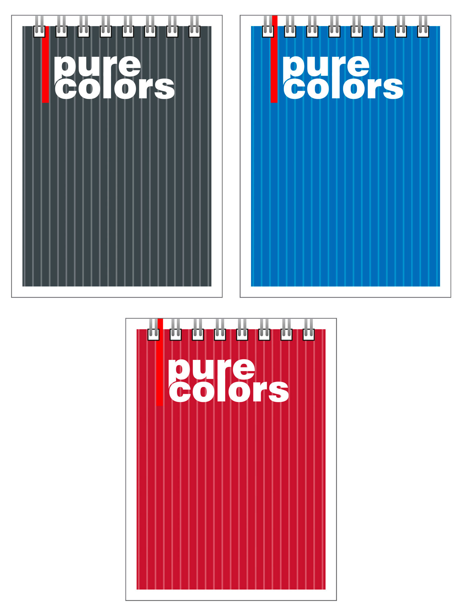 Изображение товара Блокнот Academy Style Pure colors А7 в клетку 40 л, 1 шт в ассортименте