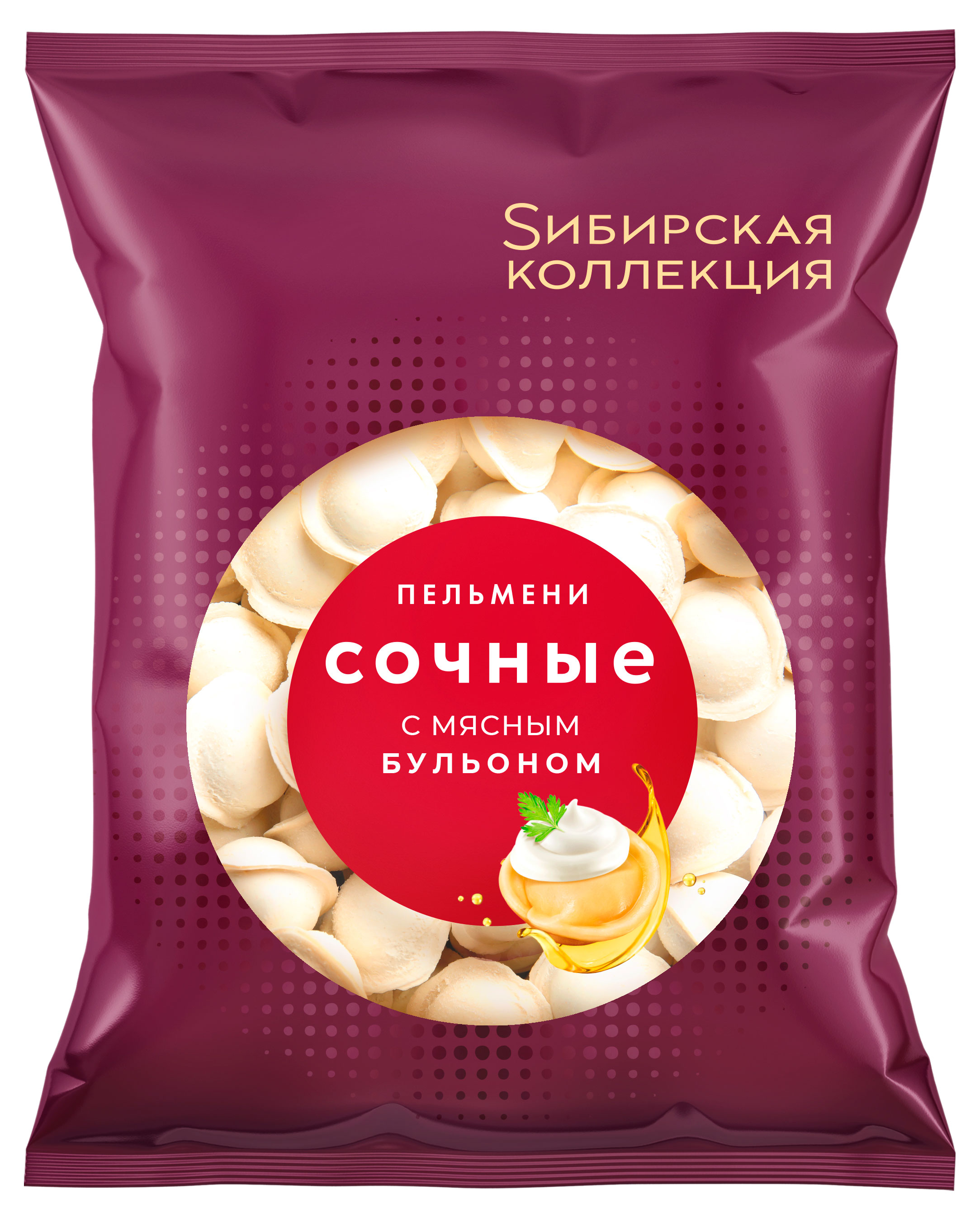 Sибирская Коллекция | Пельмени «Sибирская Коллекция» Сочные с мясным бульоном, 400 г