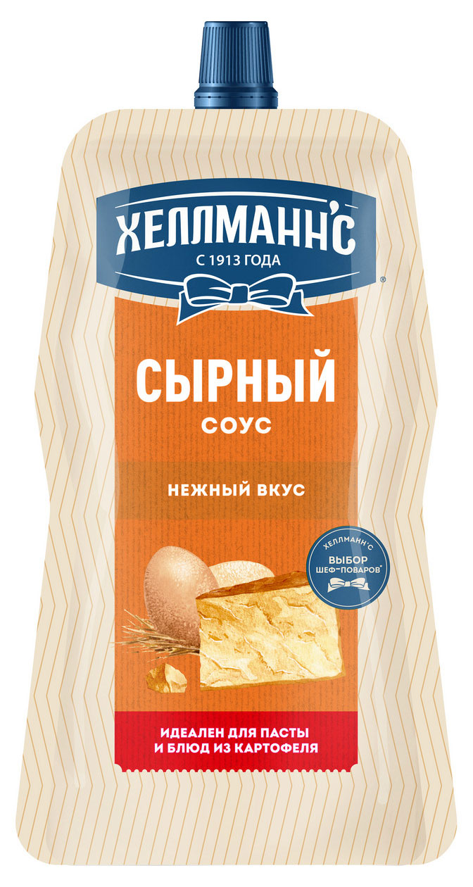 

Соус Хеллманн'с Сырный на основе растительных масел, 200 г