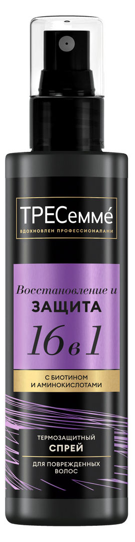 Спрей для волос «ТРЕСеммé» Восстановление и Защита восстанавливающий, 190 мл