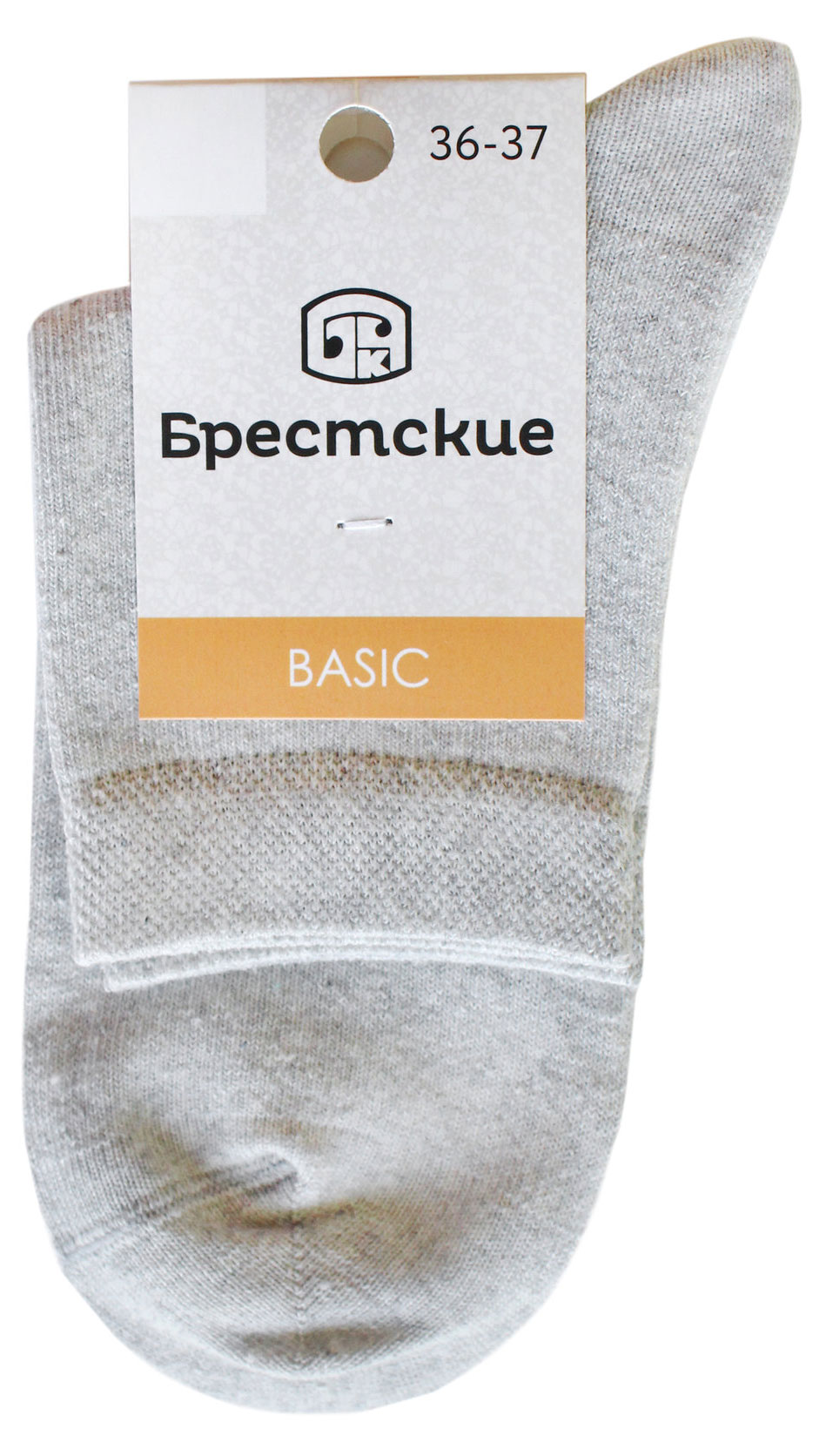 Изображение товара Носки женские «Брестские» basic светло-серые, р 23