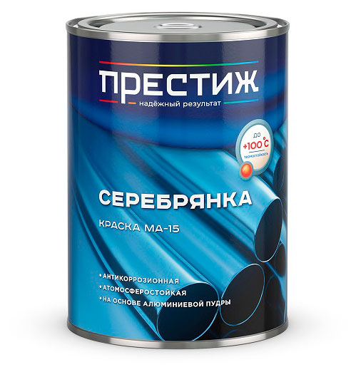 

Краска Престиж МА-15 Серебрянка, 800 г