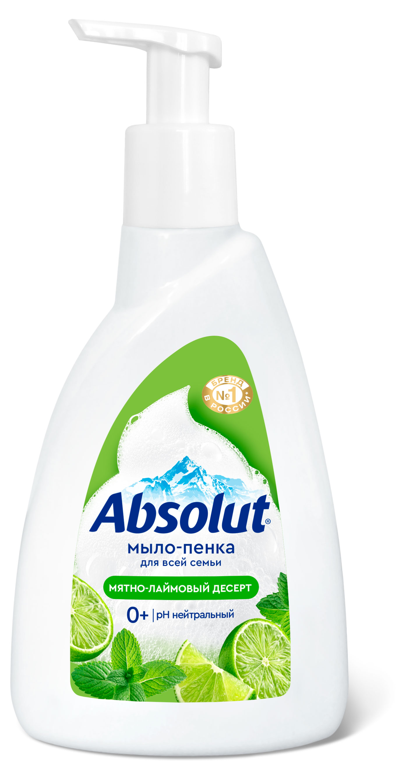 Изображение товара Мыло-пенка Absolut Мятно-лаймовый десерт для всей семьи