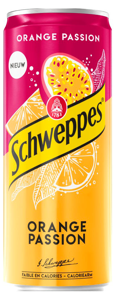 Schweppes | Напиток газированный Schweppes Orange Passion Польша, 330 мл