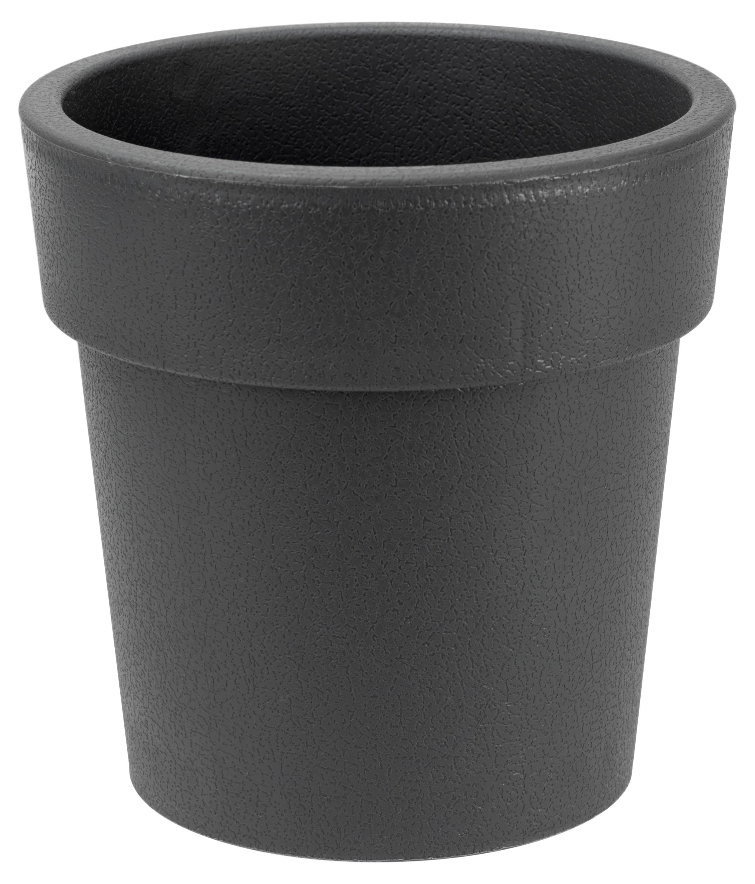 Кашпо для цветов Idea Тубус графит d 20 см, 2,5 л