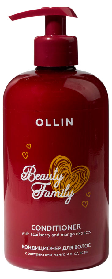 Изображение товара Кондиционер Ollin Beauty Family с экстрактом манго и ягод асаи, 500 мл