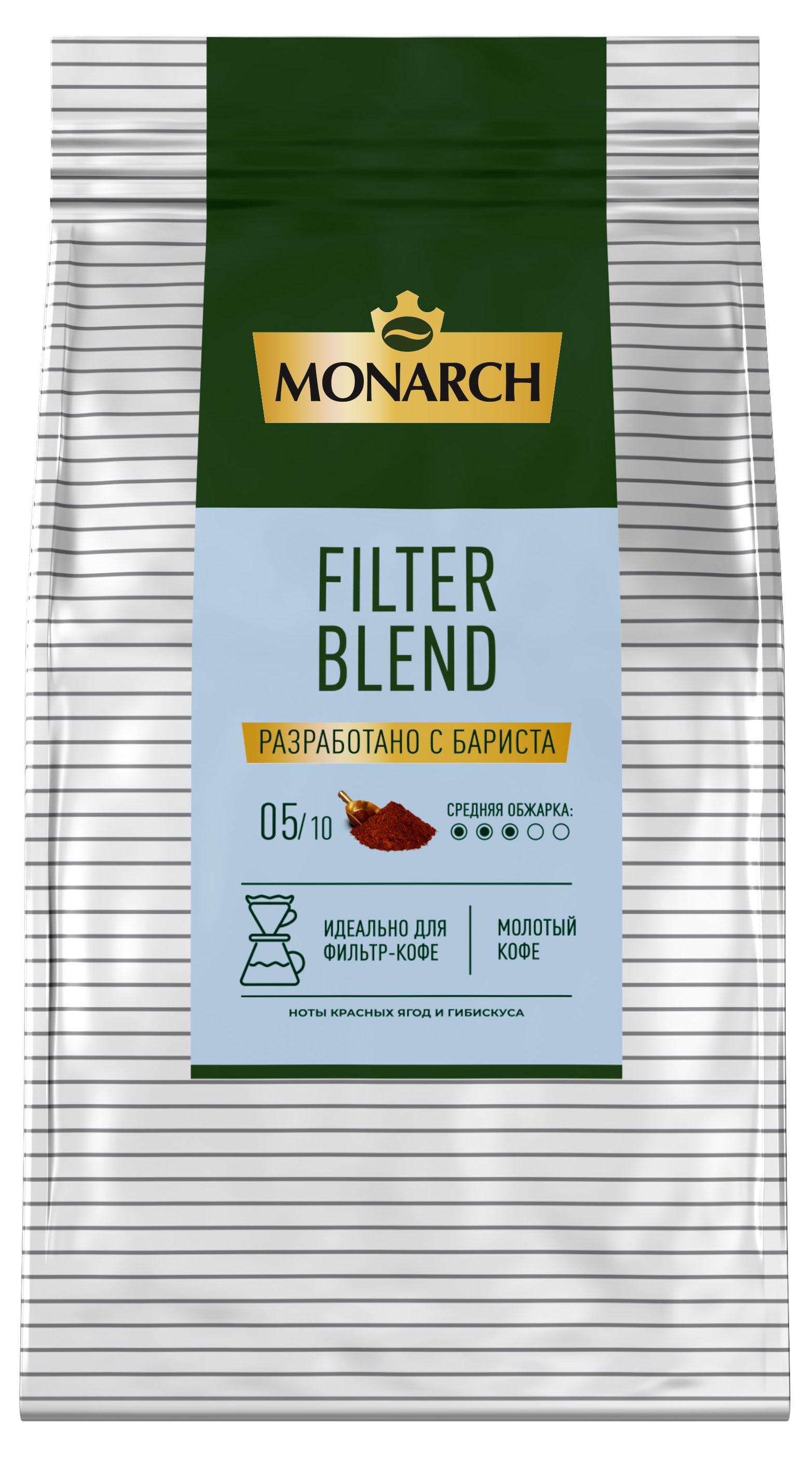 Изображение товара Кофе молотый MONARCH Filter blend для фильтр-кофе, 200 г