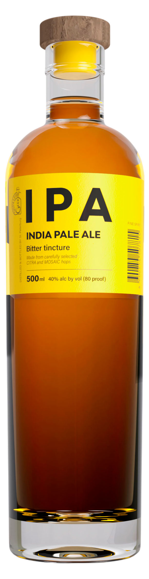 

Настойка горькая Geek Distillery IPA Россия, 0,5 л