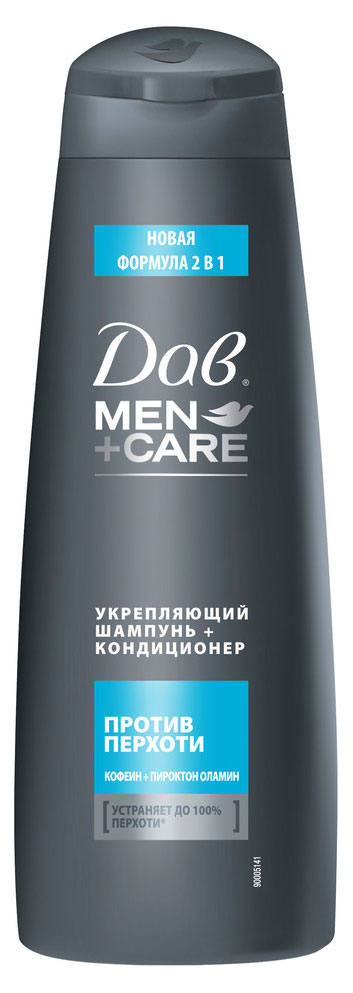 Изображение товара Шампунь ДАВ MEN+CARE против перхоти 2в1 с кофеином и пироктон Оламином, 380 мл