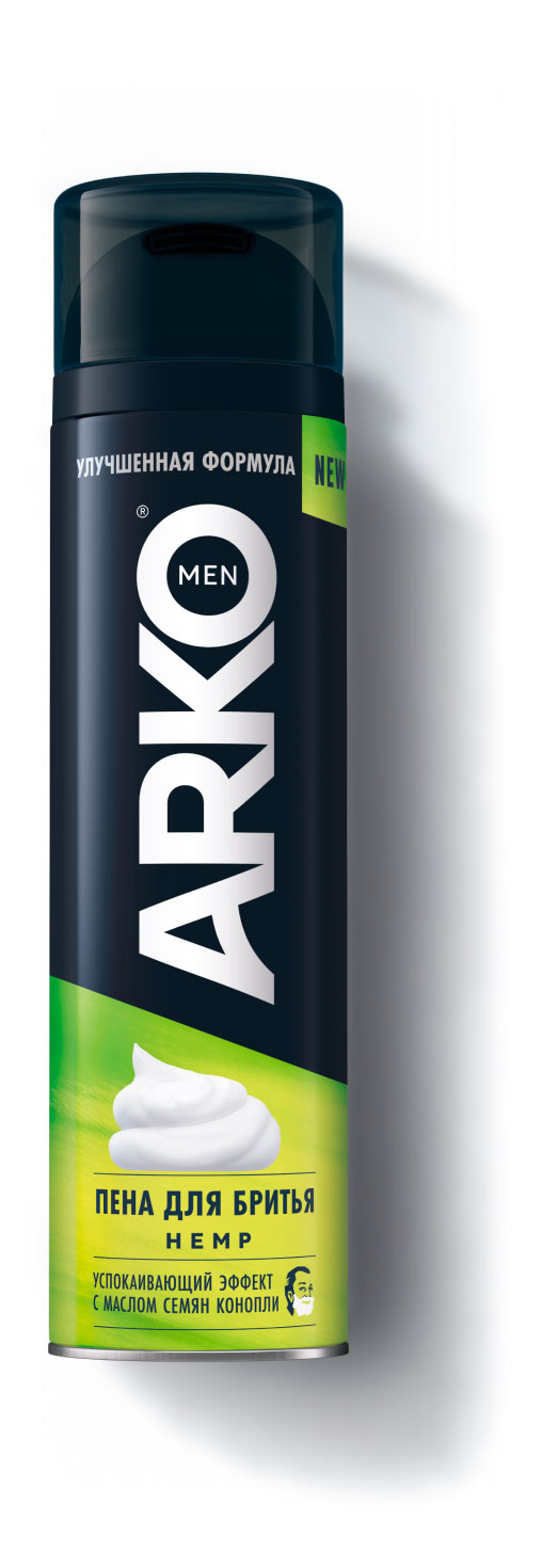 Пена для бритья Arko Men Hemp, 200 мл