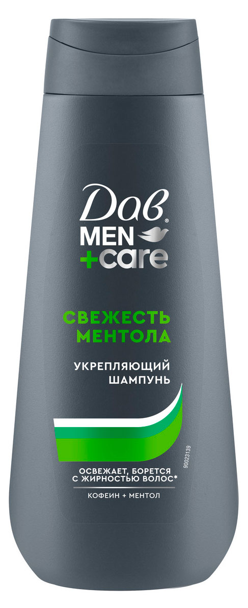 Шампунь для волос мужской «Дав» Men Свежесть ментола укрепляющий, 250 мл