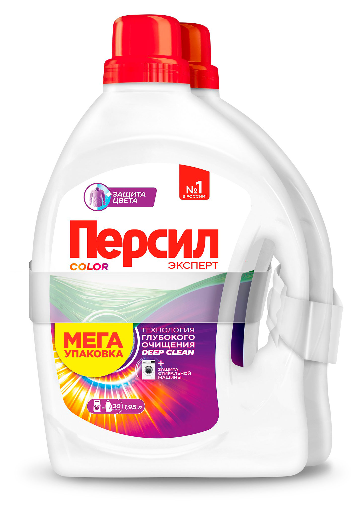 

Гель для стирки Персил Color для цветного белья, 2х1,95 л (60 стирок)