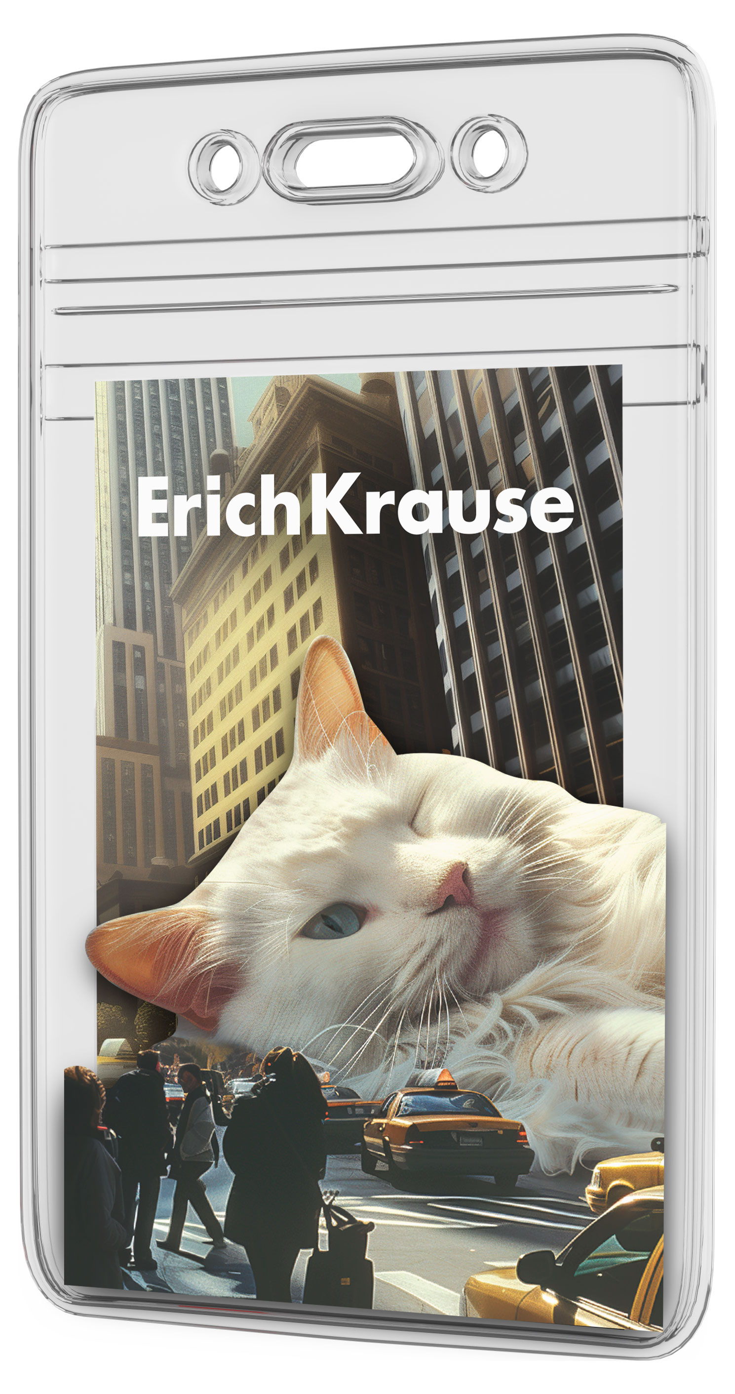 

Бейдж вертикальный ErichKrause City Cats 62х91 мм, 1 шт