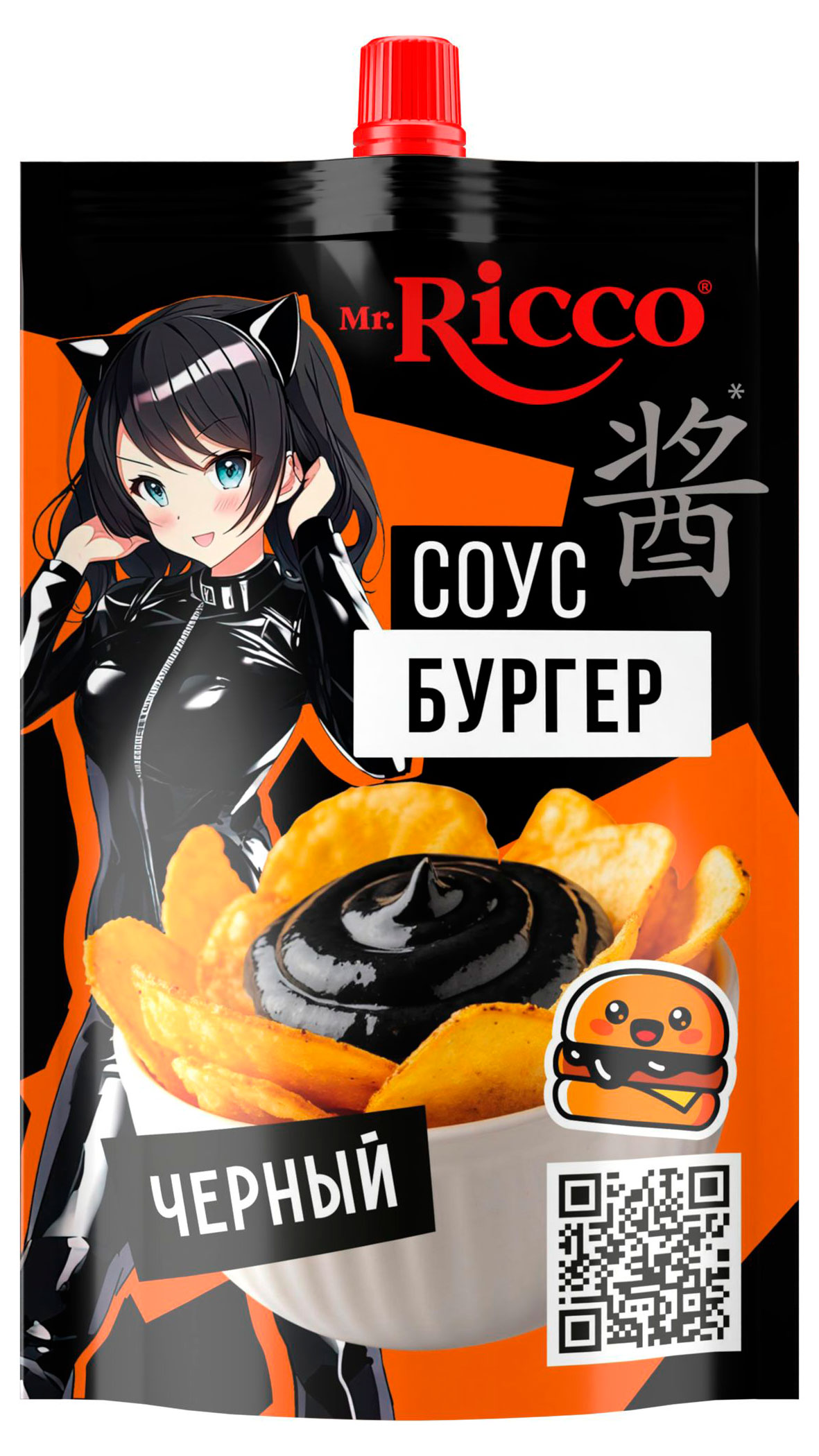 Изображение товара Соус для бургера Mr. Ricco Бургер черный копченый 195 г