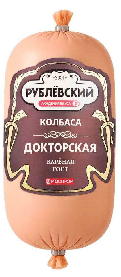 Изображение товара Колбаса вареная «Рублёвский» Докторская, 400 г