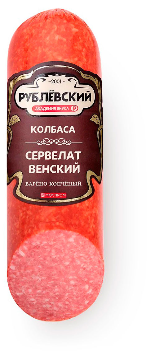 Изображение товара Колбаса варено-копченая «Рублёвский» Сервелат Коньячный, 300 г