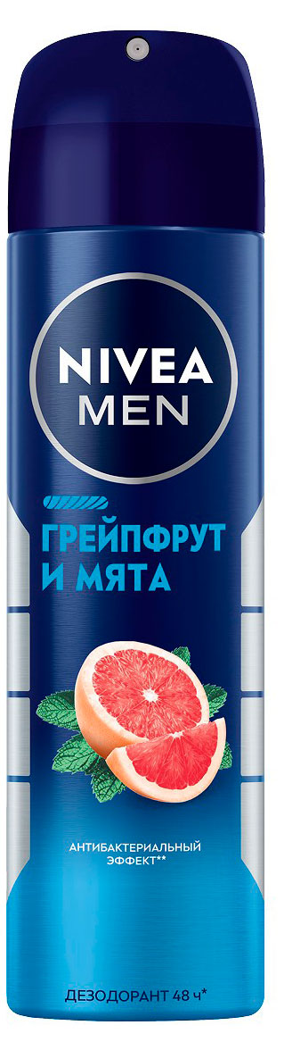 Дезодорант спрей NIVEA MEN Грейпфрут и мята, 150 мл