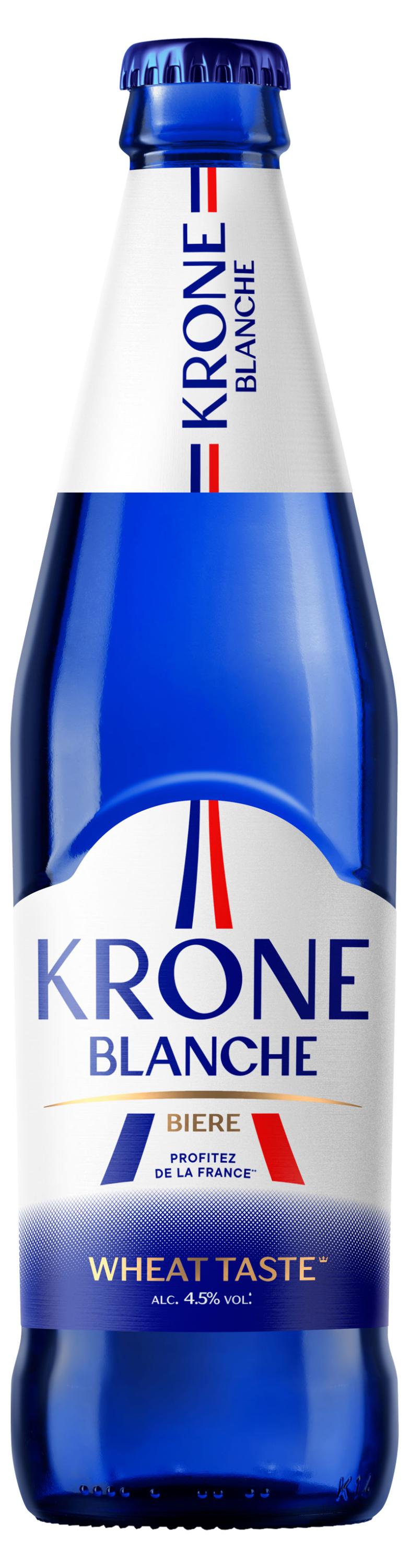 Изображение товара Пивной напиток Krone Blanche Biere Inspired 4,5% 0.45 л