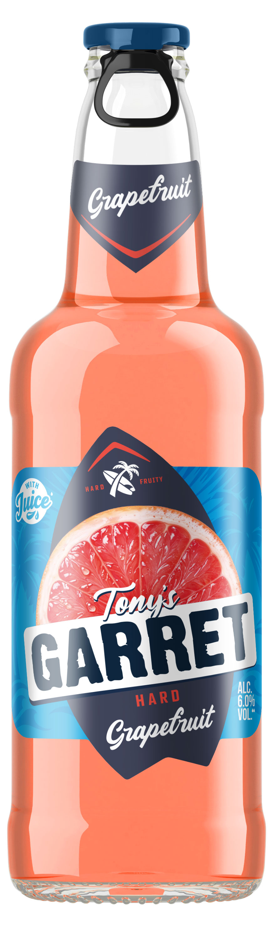 Tony's Garret | Пивной напиток Tony's Garret Hard Grapefruit, 400 мл