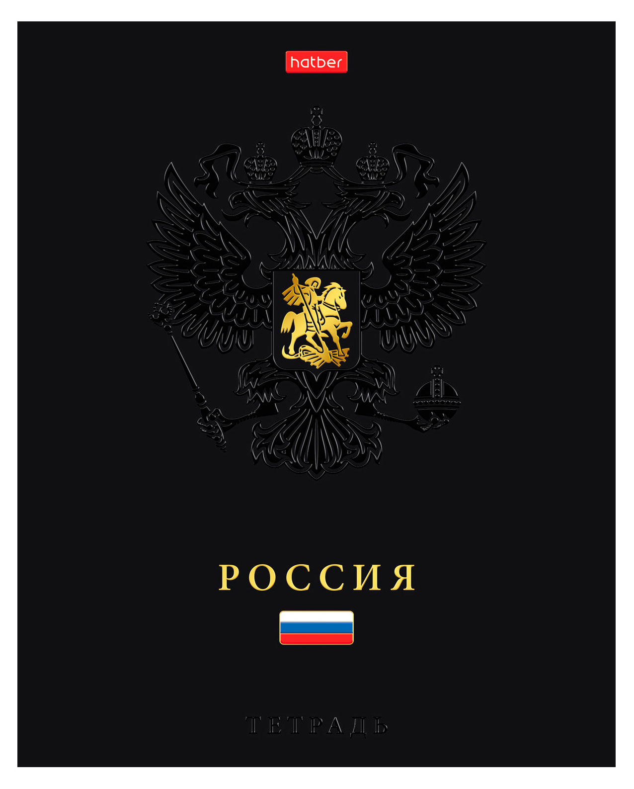 

Тетрадь Hatber Россия А5 в клетку 48 л, 1 шт в ассортименте